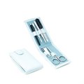 Bey Berk International Bey-Berk International BB164L 6 Piece Manicure Set; Blue BB164L